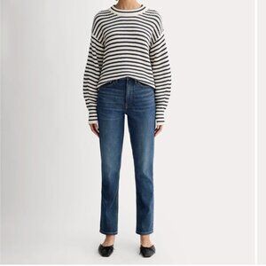 Everlane Original Cheeky Jean Sz 26S Vintage Dark Wash